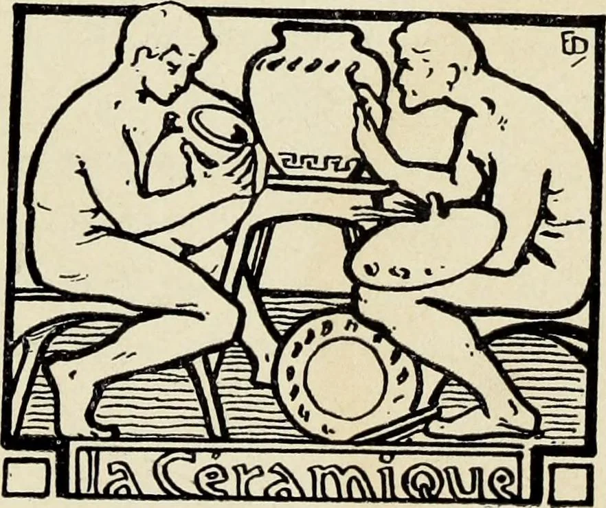 An illustration from La céramique au pays de Liège : étude rétrospective, 1906, leaf 12