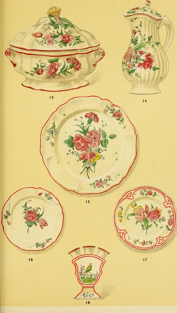 An illustration from La céramique au pays de Liège : étude rétrospective, 1906, leaf 188