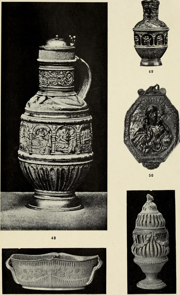 An illustration from La céramique au pays de Liège : étude rétrospective, 1906, leaf 198