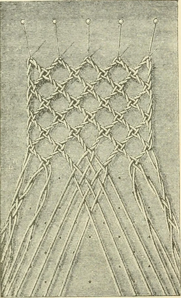 An illustration from Lace work, 1896, leaf 23