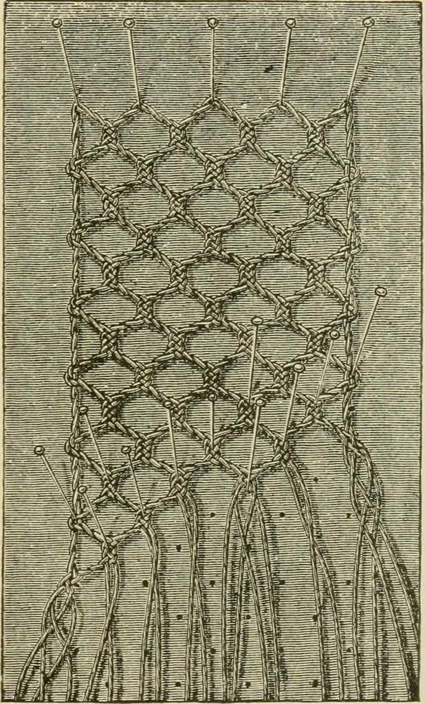 An illustration from Lace work, 1896, leaf 26