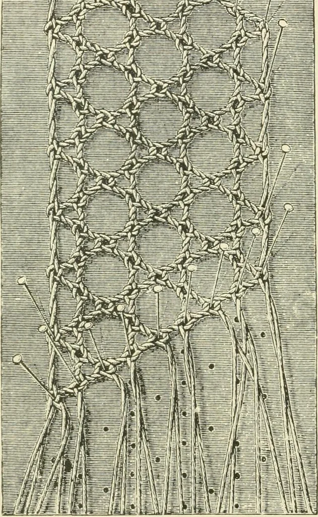 An illustration from Lace work, 1896, leaf 29