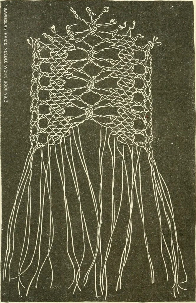 An illustration from Lace work, 1896, leaf 35