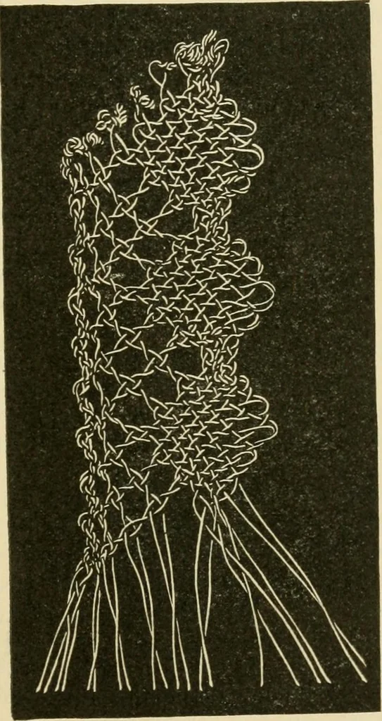 An illustration from Lace work, 1896, leaf 40