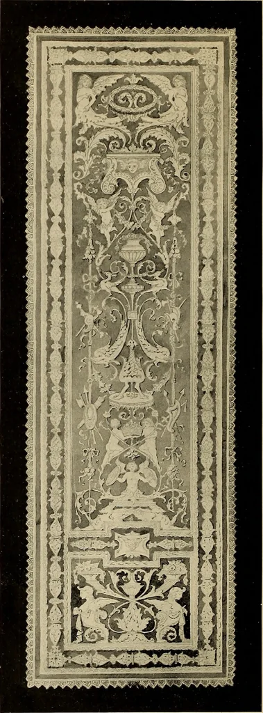 An illustration from Lace work in the field of decoration, 1900, leaf 11