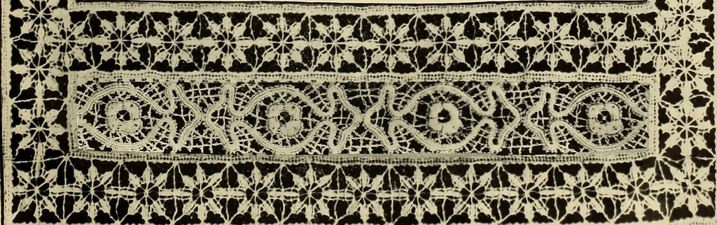 An illustration from Lace work in the field of decoration, 1900, leaf 16