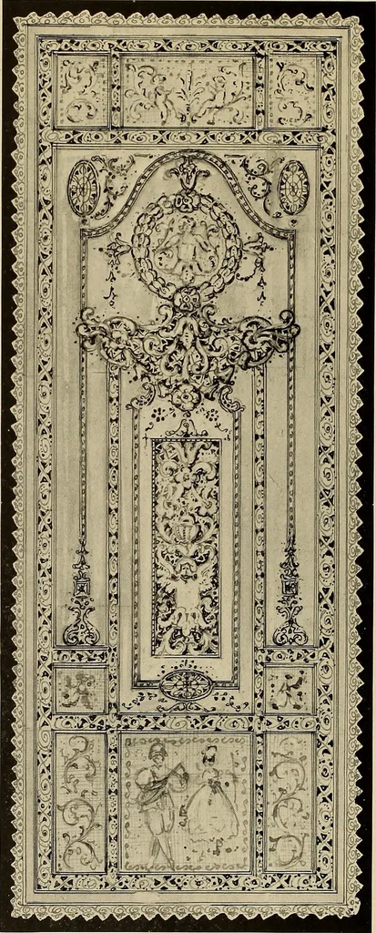 An illustration from Lace work in the field of decoration, 1900, leaf 7