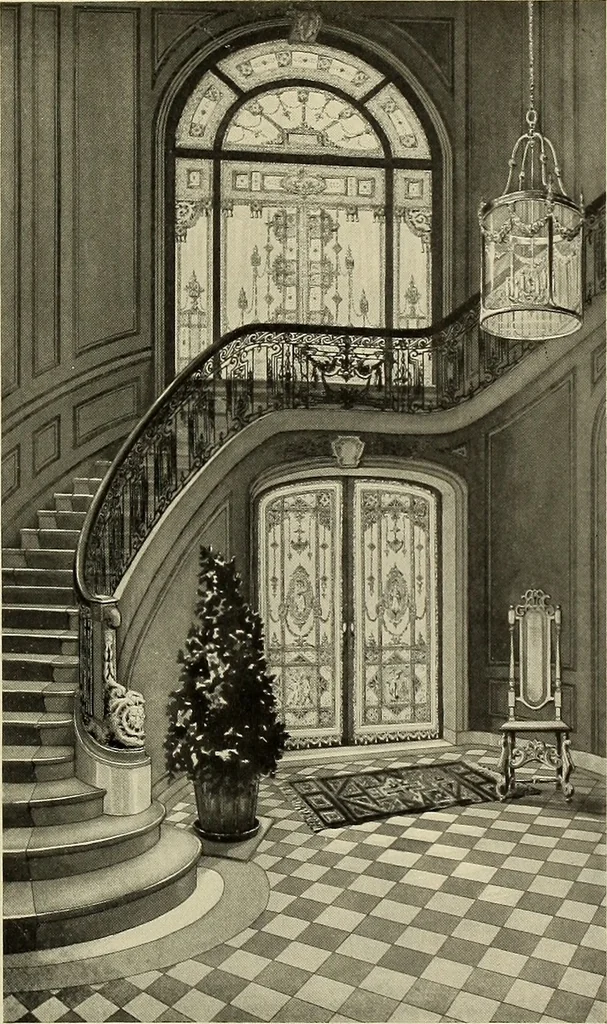 An illustration from Lace work in the field of decoration, 1900, leaf 8