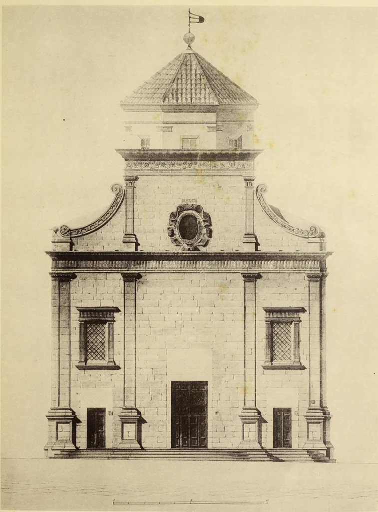 An illustration from La Chiesa di S. Giorgio dei Genovesi in Palermo, 1904, leaf 28