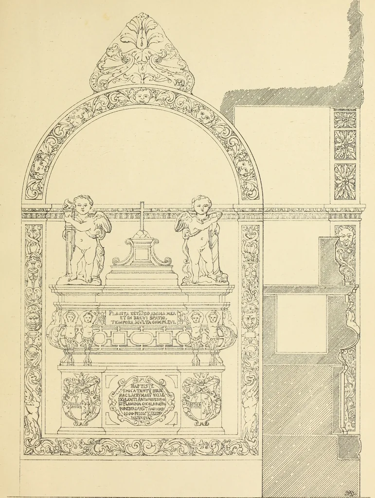 An illustration from La Chiesa di S. Giorgio dei Genovesi in Palermo, 1904, leaf 40
