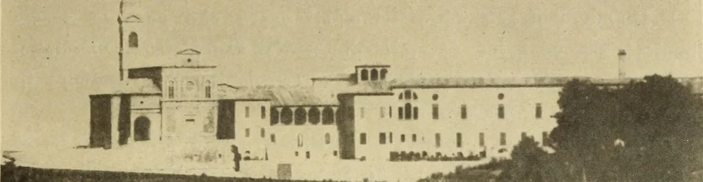 An illustration from La chiesa e il convento di S. Michele in Bosco, 1895, leaf 12