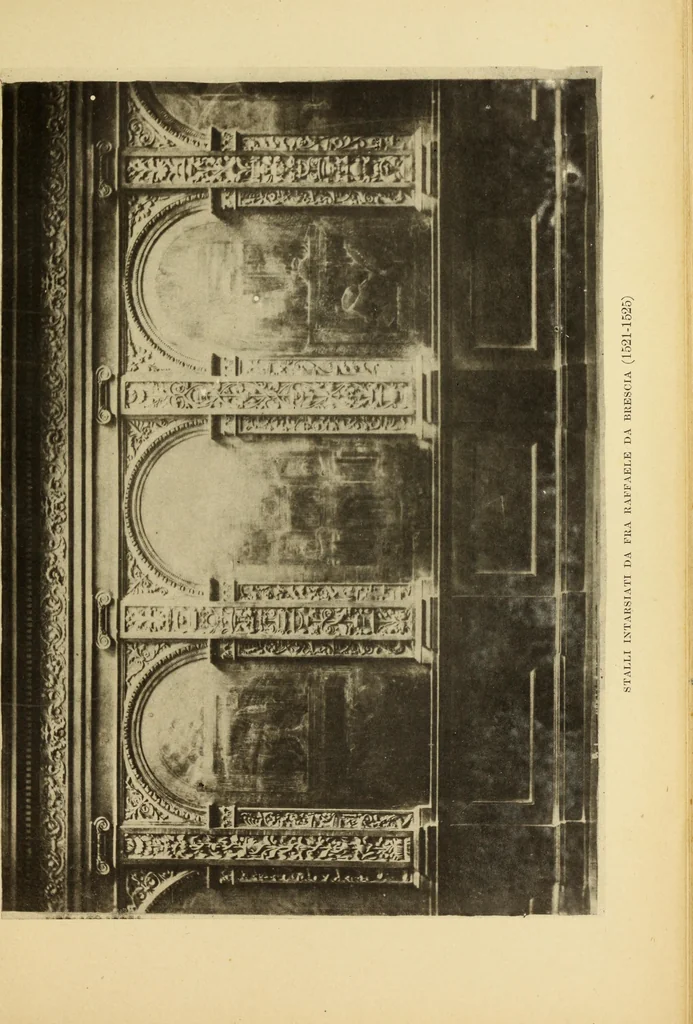 An illustration from La chiesa e il convento di S. Michele in Bosco, 1895, leaf 60