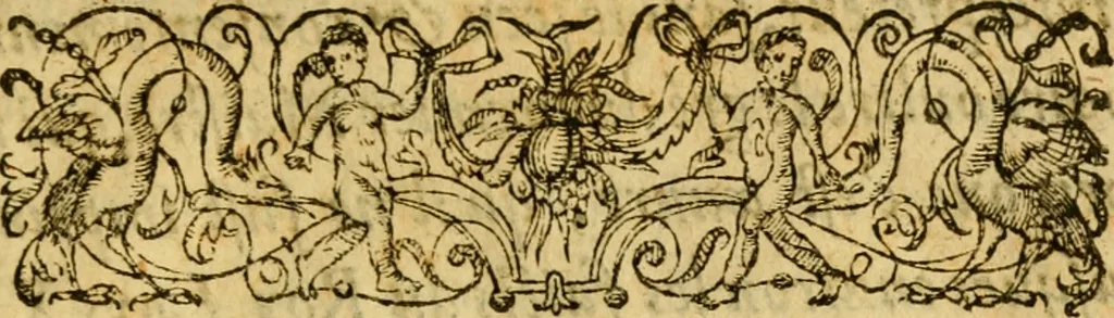 An illustration from La chronique des roys de France, puis Pharamond iusques au roy Henry, troisiesme, selon la computation des ans, iusques en l'an mil cinq cens soixante & quinze : Le catalogue des papes, puis S. Pierre iusques à Gregoire, treiziesme du nom. Le Catalogue des empereurs, puis Octouian Cesar iusques à Maximilian, present, 1576, leaf 4