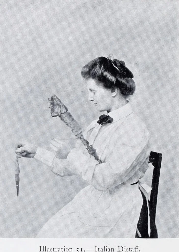 An illustration from Lacis, practical instructions in filet brodé or darning on net;, 1909, leaf 104