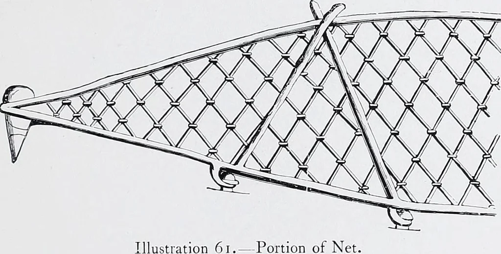 An illustration from Lacis, practical instructions in filet brodé or darning on net;, 1909, leaf 113