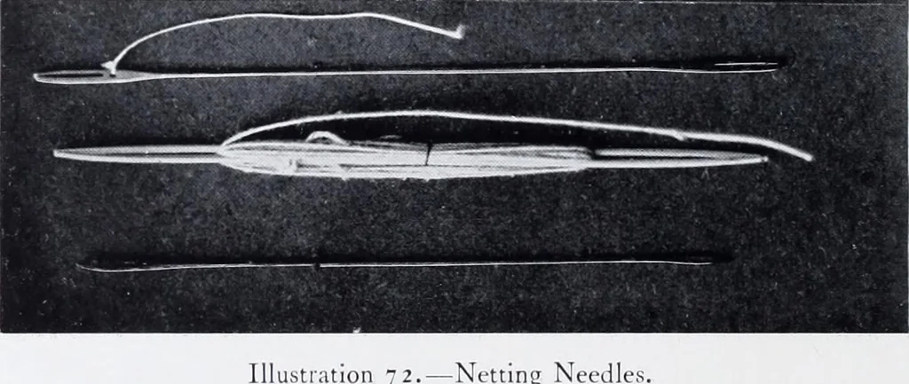 An illustration from Lacis, practical instructions in filet brodé or darning on net;, 1909, leaf 128