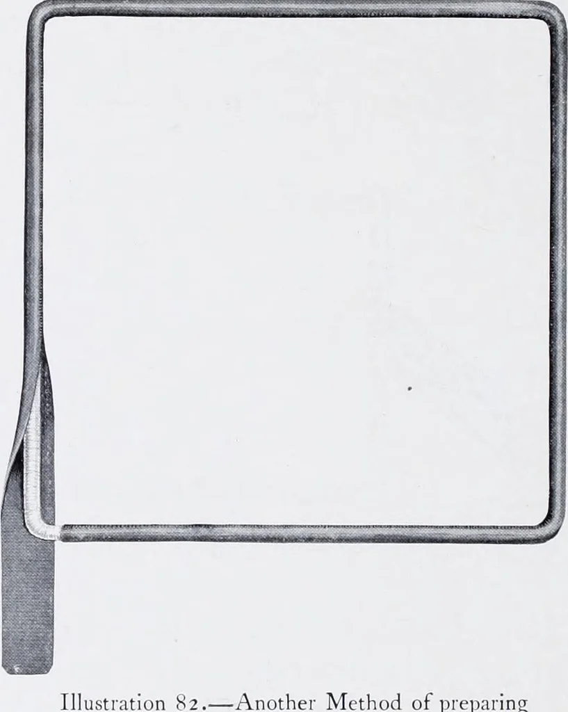 An illustration from Lacis, practical instructions in filet brodé or darning on net;, 1909, leaf 144