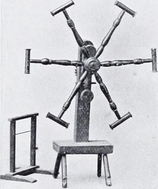 An illustration from Lacis, practical instructions in filet brodé or darning on net;, 1909, leaf 88