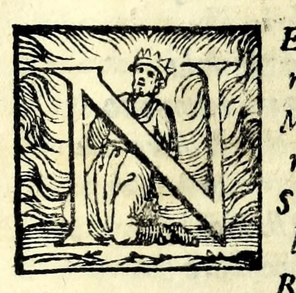 An illustration from La cofanaria : commedia, 1593, leaf 47
