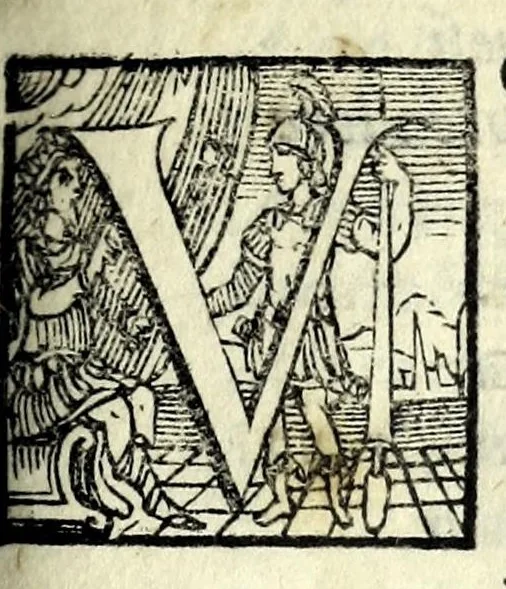 An illustration from La cofanaria : commedia, 1593, leaf 9