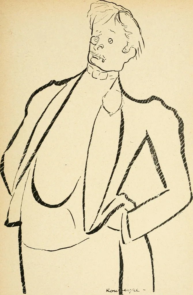 An illustration from La comédie-francaise [1905-1906]; dessins. Avec la préf. de Robert de Montesquiou, 1906, leaf 106