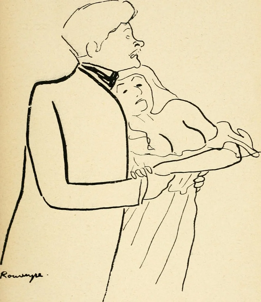 An illustration from La comédie-francaise [1905-1906]; dessins. Avec la préf. de Robert de Montesquiou, 1906, leaf 114