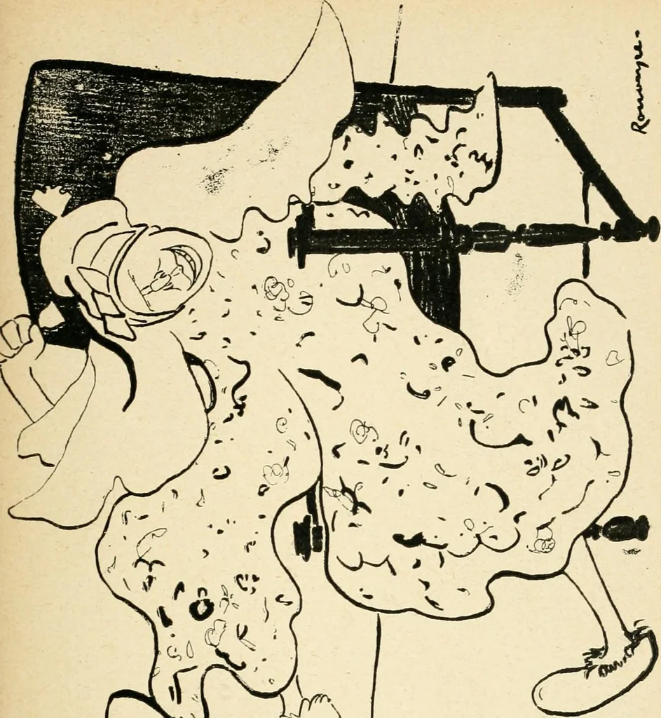 An illustration from La comédie-francaise [1905-1906]; dessins. Avec la préf. de Robert de Montesquiou, 1906, leaf 126