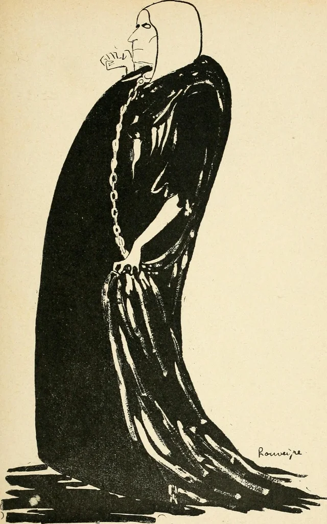 An illustration from La comédie-francaise [1905-1906]; dessins. Avec la préf. de Robert de Montesquiou, 1906, leaf 134