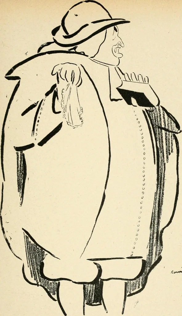 An illustration from La comédie-francaise [1905-1906]; dessins. Avec la préf. de Robert de Montesquiou, 1906, leaf 138