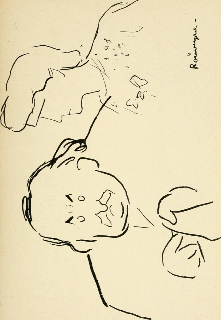 An illustration from La comédie-francaise [1905-1906]; dessins. Avec la préf. de Robert de Montesquiou, 1906, leaf 142