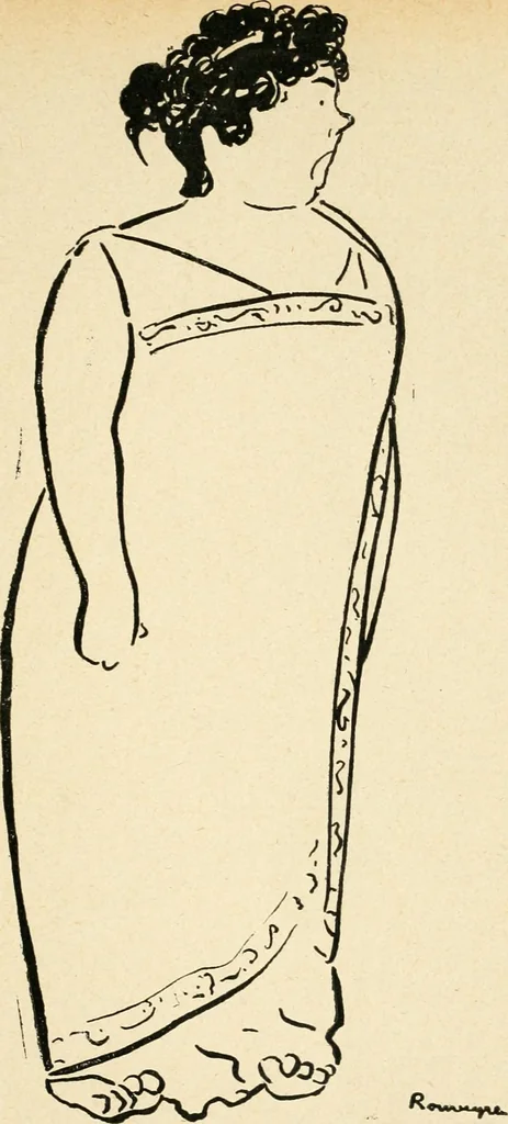 An illustration from La comédie-francaise [1905-1906]; dessins. Avec la préf. de Robert de Montesquiou, 1906, leaf 162