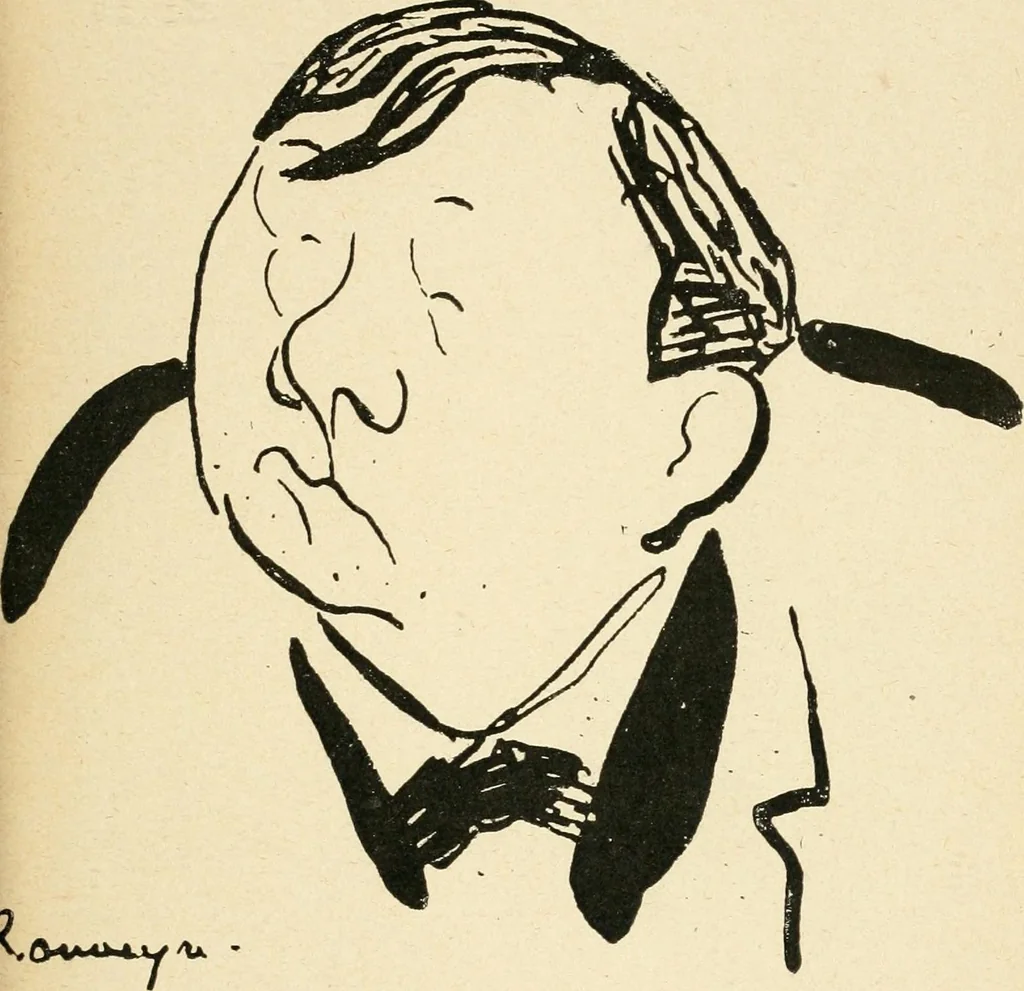 An illustration from La comédie-francaise [1905-1906]; dessins. Avec la préf. de Robert de Montesquiou, 1906, leaf 170