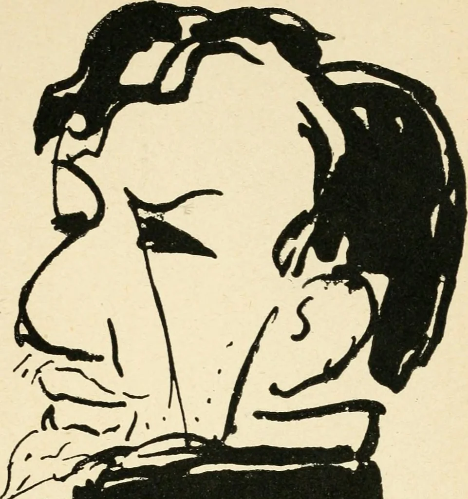 An illustration from La comédie-francaise [1905-1906]; dessins. Avec la préf. de Robert de Montesquiou, 1906, leaf 190