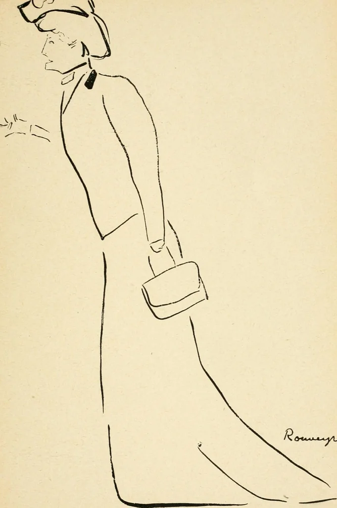An illustration from La comédie-francaise [1905-1906]; dessins. Avec la préf. de Robert de Montesquiou, 1906, leaf 194