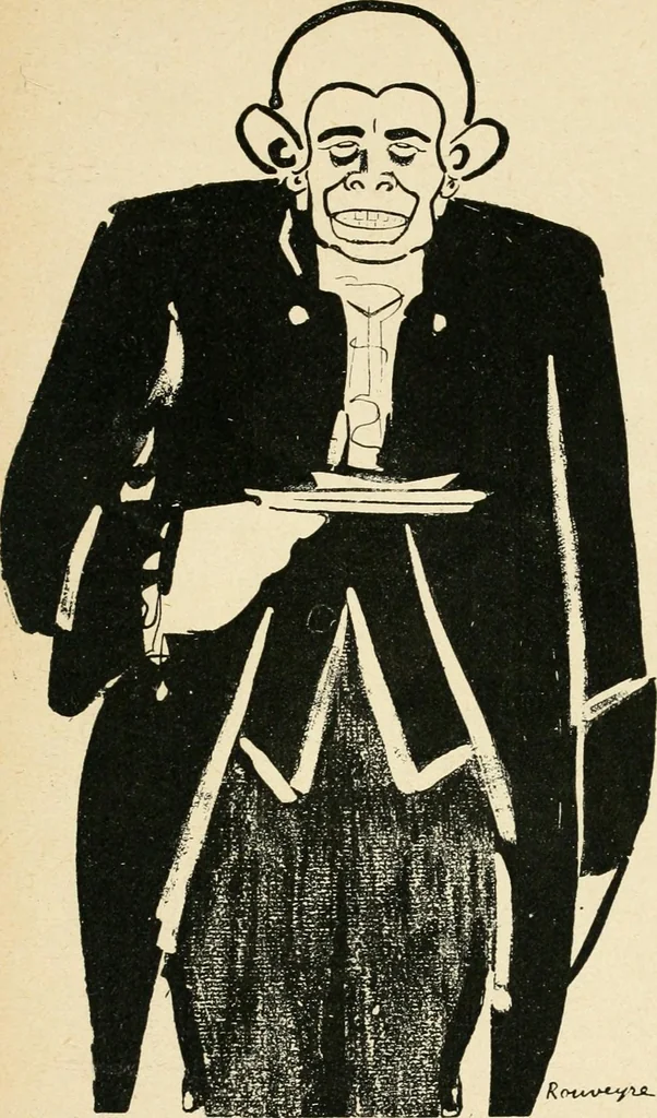 An illustration from La comédie-francaise [1905-1906]; dessins. Avec la préf. de Robert de Montesquiou, 1906, leaf 206