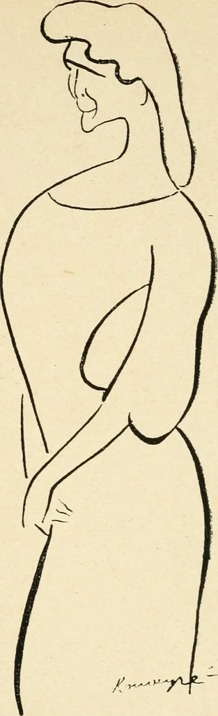 An illustration from La comédie-francaise [1905-1906]; dessins. Avec la préf. de Robert de Montesquiou, 1906, leaf 210