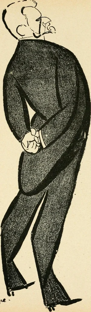 An illustration from La comédie-francaise [1905-1906]; dessins. Avec la préf. de Robert de Montesquiou, 1906, leaf 214