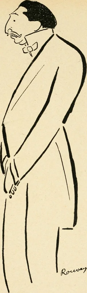 An illustration from La comédie-francaise [1905-1906]; dessins. Avec la préf. de Robert de Montesquiou, 1906, leaf 230