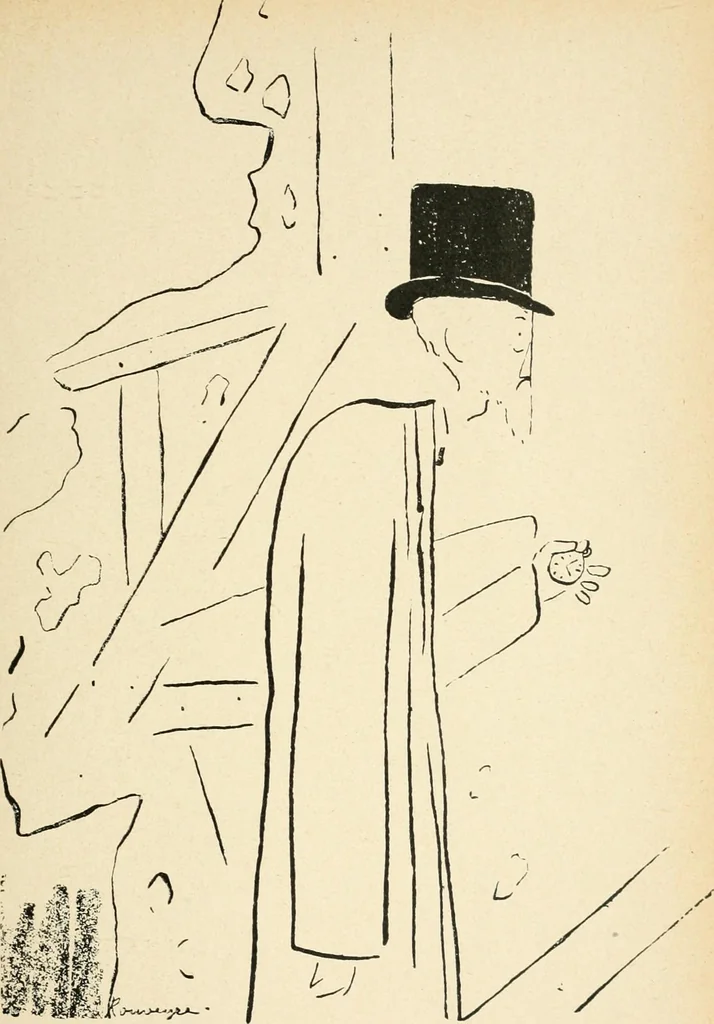 An illustration from La comédie-francaise [1905-1906]; dessins. Avec la préf. de Robert de Montesquiou, 1906, leaf 46