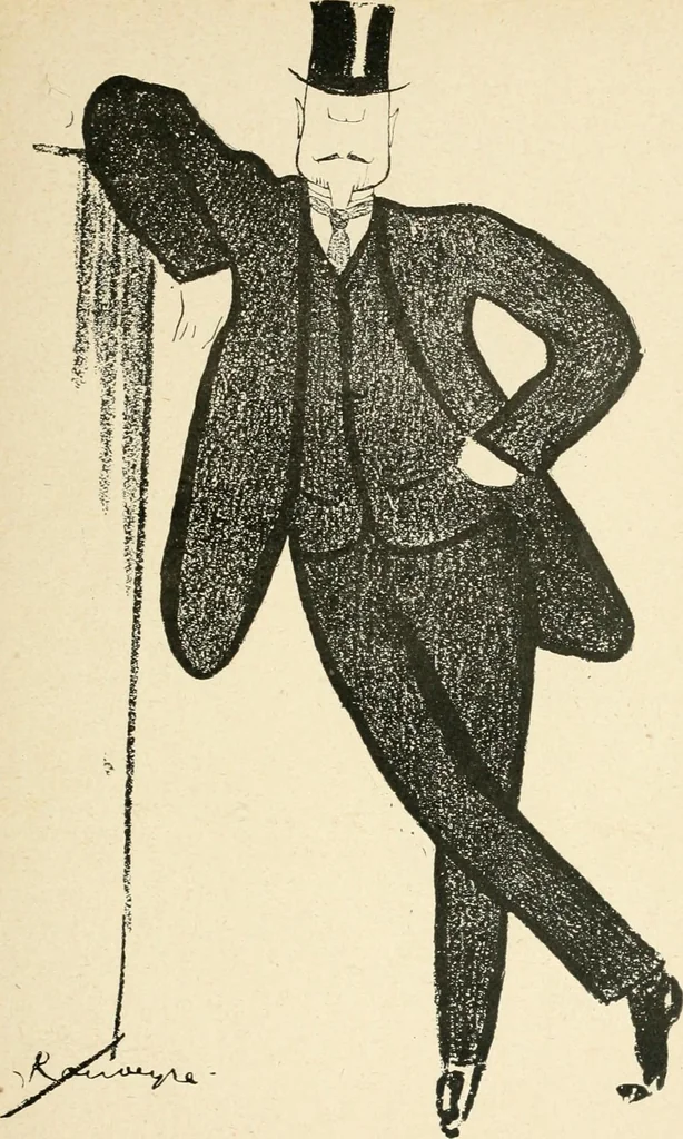 An illustration from La comédie-francaise [1905-1906]; dessins. Avec la préf. de Robert de Montesquiou, 1906, leaf 54