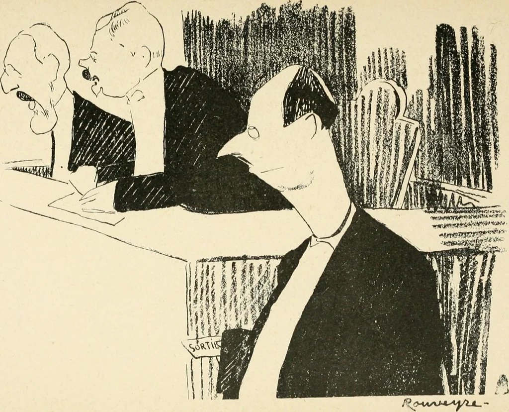 An illustration from La comédie-francaise [1905-1906]; dessins. Avec la préf. de Robert de Montesquiou, 1906, leaf 70