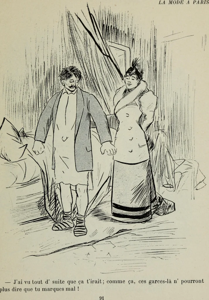 An illustration from La comedie parisienne : 188 dessins, 1904, leaf 100