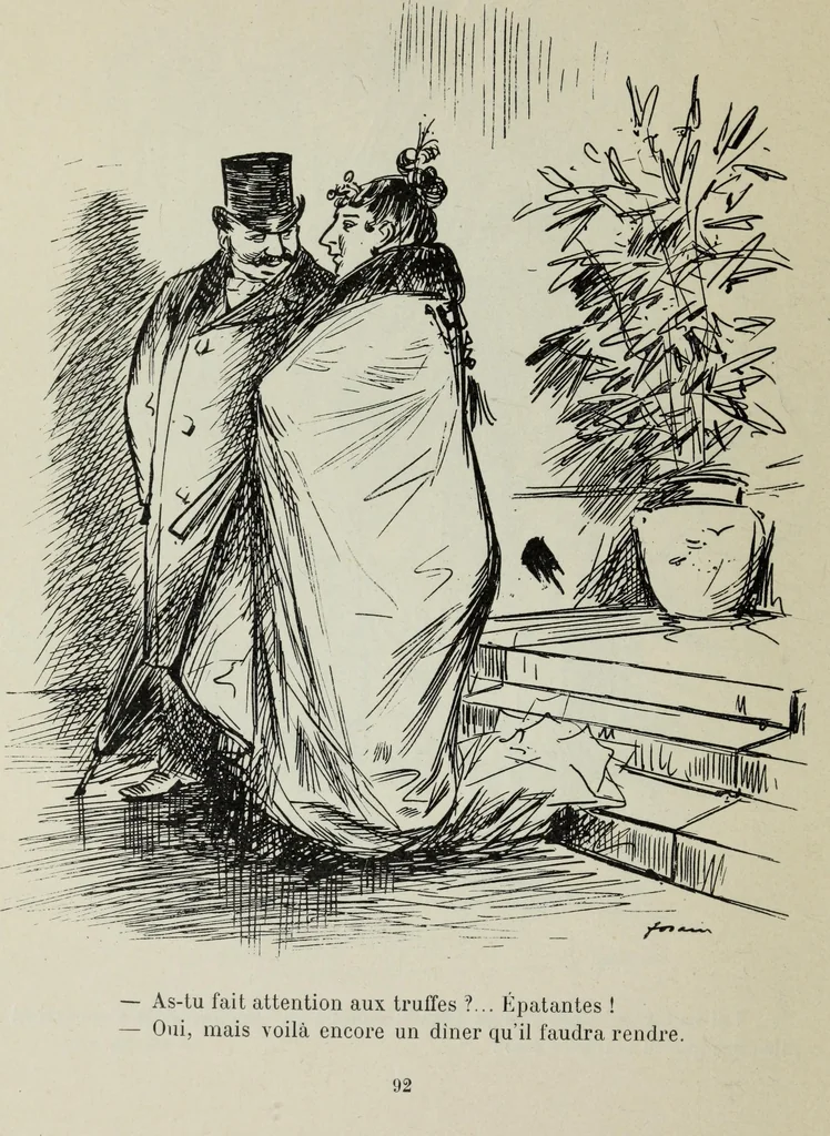 An illustration from La comedie parisienne : 188 dessins, 1904, leaf 101