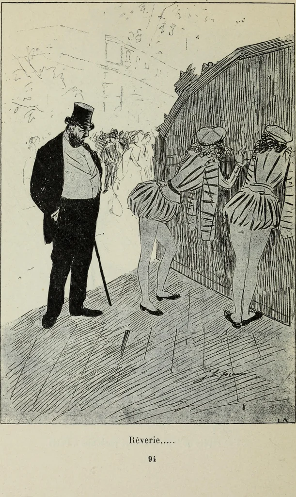 An illustration from La comedie parisienne : 188 dessins, 1904, leaf 103