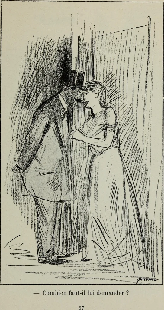 An illustration from La comedie parisienne : 188 dessins, 1904, leaf 106