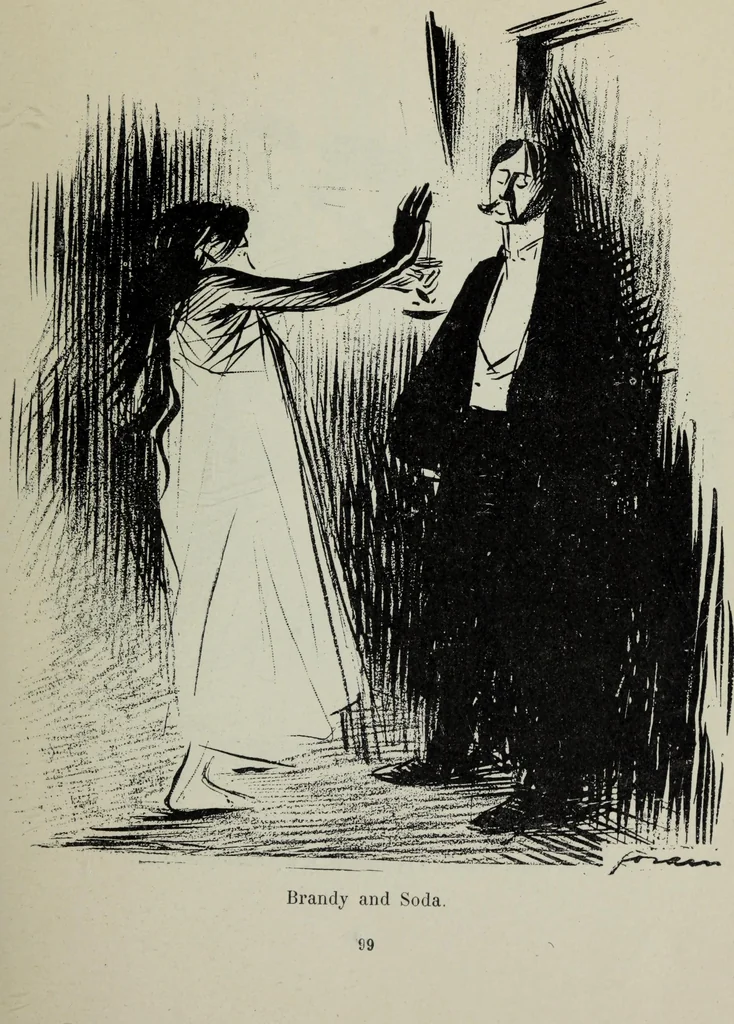 An illustration from La comedie parisienne : 188 dessins, 1904, leaf 108