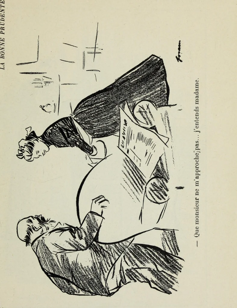 An illustration from La comedie parisienne : 188 dessins, 1904, leaf 112