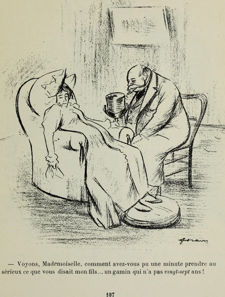 An illustration from La comedie parisienne : 188 dessins, 1904, leaf 116