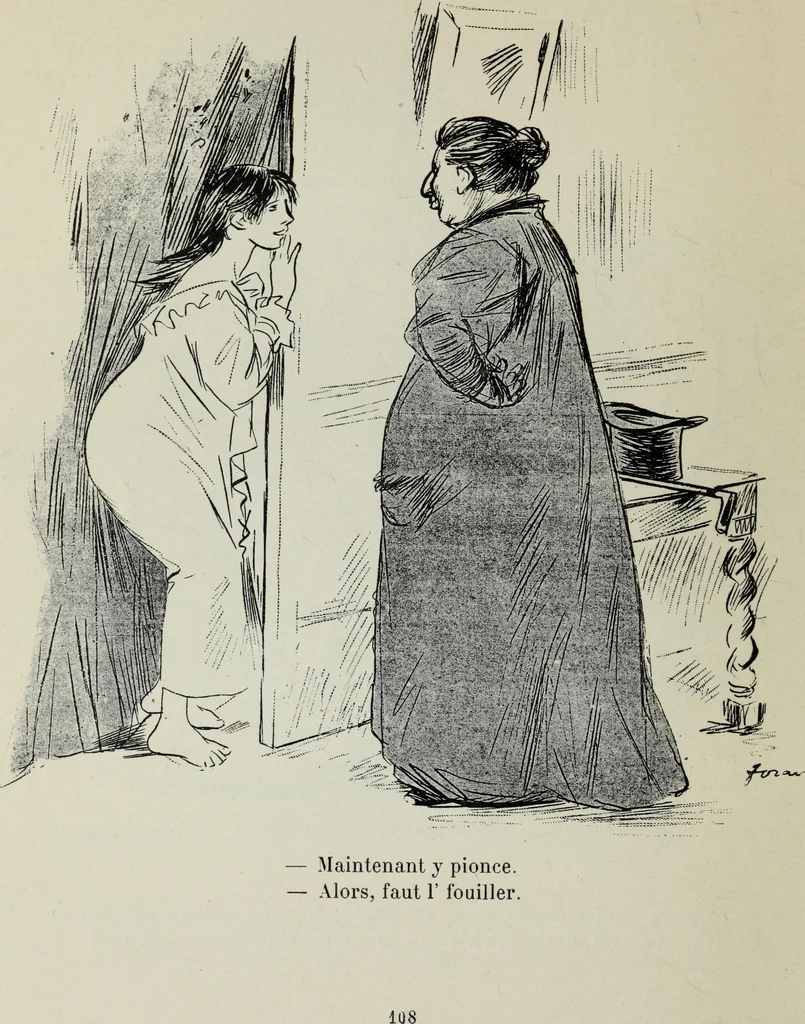 An illustration from La comedie parisienne : 188 dessins, 1904, leaf 117