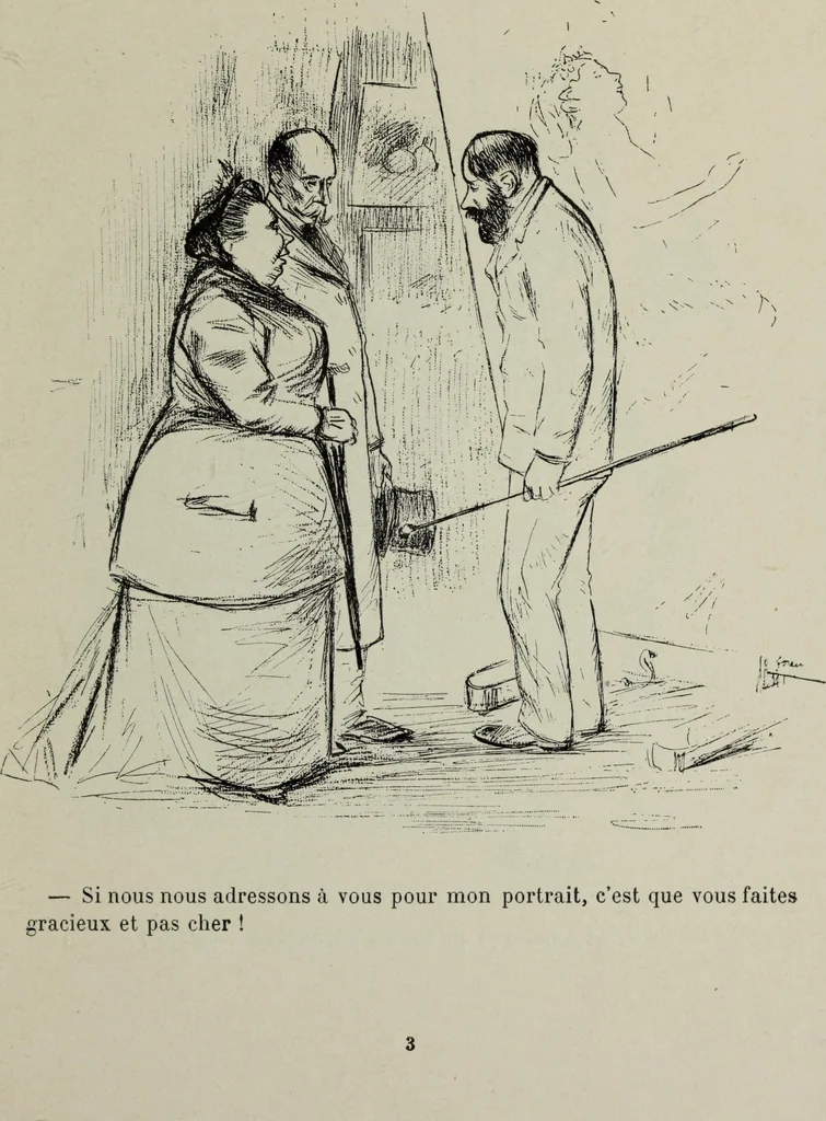 An illustration from La comedie parisienne : 188 dessins, 1904, leaf 12